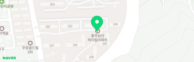 용산 남산 동일 하이빌 제4놀이시설(106동앞) 지도 이미지