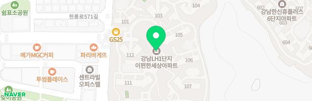 강남LH1단지이편한세상아파트 어린이놀이터 2 지도 이미지