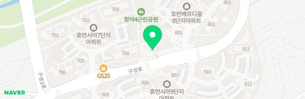 용인아람유치원 놀이터 지도 이미지
