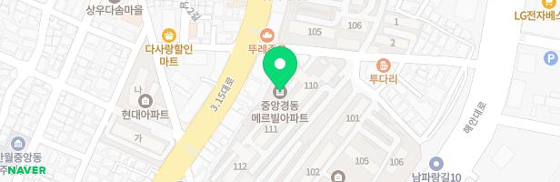 중앙경동메르빌 어린이놀이터2 지도 이미지