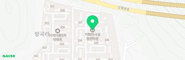 가화만사성 정관타운 101동 놀이터 지도 이미지