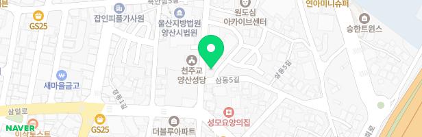 양산중앙교회 지도 이미지