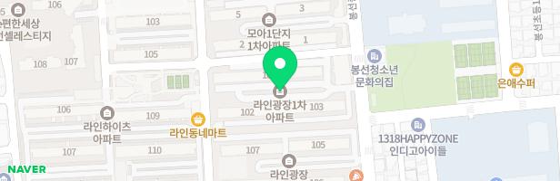 라인광장2,3차아파트 어린이놀이터 지도 이미지