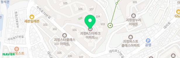 K스타파크아파트 102동 놀이터 지도 이미지