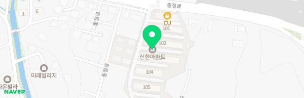 신한아파트 106동 놀이터 지도 이미지
