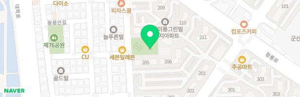 미룡(2)주공아파트 206동 어린이놀이터 지도 이미지