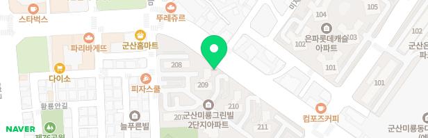 미룡(2)주공아파트 209동 어린이놀이터 지도 이미지