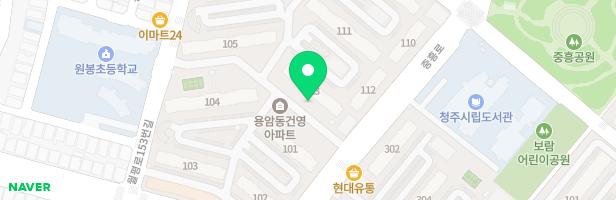 용암건영 제4놀이터 109동 앞 지도 이미지