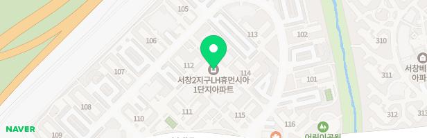 서창2지구 LH1단지 어린이놀이터1 지도 이미지