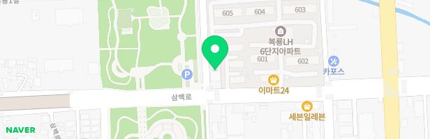 복룡동어린이놀이테마숲 놀이터 지도 이미지
