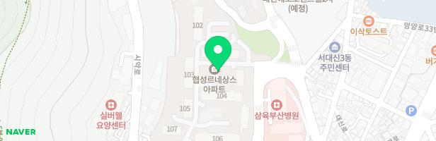 협성르네상스타운아파트 106동 놀이터 지도 이미지