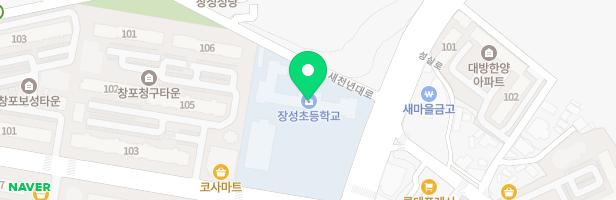 장성초등학교 병설유치원 어린이놀이시설 지도 이미지