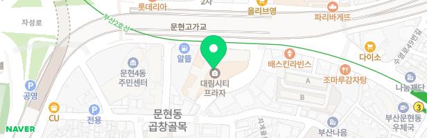 대림문현시티프라자 1놀이터 지도 이미지