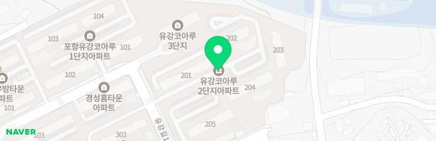 유강코아루2단지 유아놀이터 지도 이미지