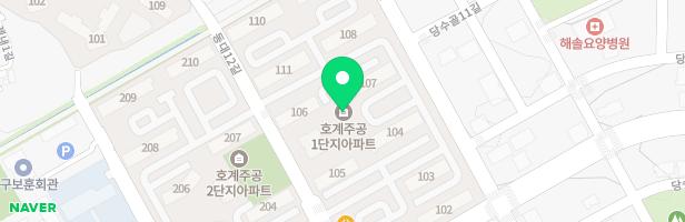 호계주공1단지아파트 유아 놀이터 지도 이미지
