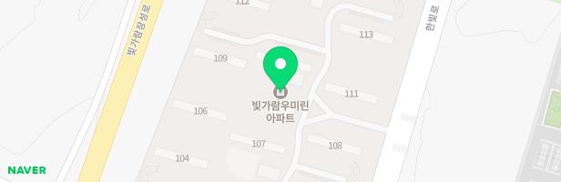 광주전남혁시도시 우미린아파트 어린이놀이터1 지도 이미지