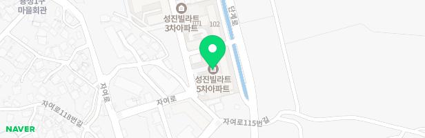 성진까치빌라트5차 어린이놀이시설 지도 이미지