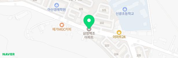 삼정백조아파트 5동 놀이터 지도 이미지