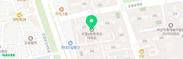 모종이편한세상아파트-5동휴게시설 지도 이미지