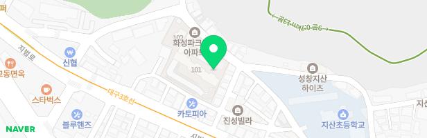 지산화성파크드림 어린이놀이터 지도 이미지