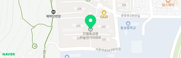 금광하늘연가 아파트놀이터(104동6라인) 지도 이미지