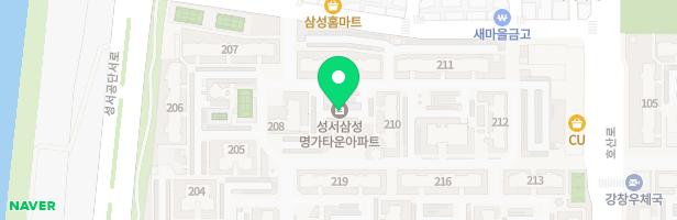 삼성명가타운 206동 놀이터 지도 이미지