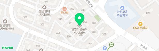 동아2차아파트 어린이놀이터3(208동) 지도 이미지