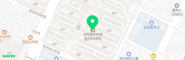 안락뜨란채2단지아파트 204동1라인옆 놀이터 지도 이미지