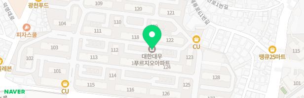 대한대우아파트 105동 지도 이미지