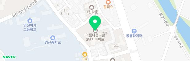 오목천동 영조아름다운나날 아파트 203동놀이터 지도 이미지