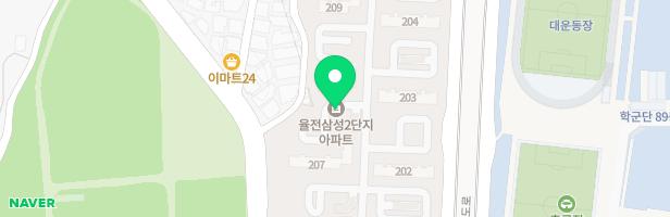 율전 삼성2단지아파트 206동 지도 이미지