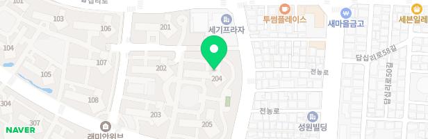 답십리래미안위브아파트 어린이놀이시설5(204동) 지도 이미지