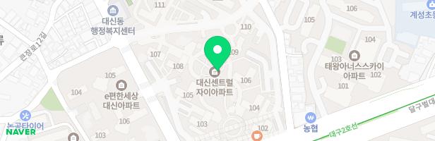 대신센트럴자이아파트 108동앞어린이놀이터2 지도 이미지