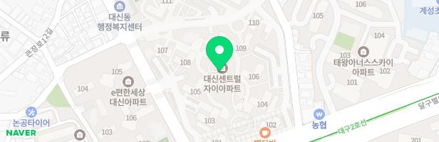 대신센트럴자이아파트 112동앞어린이놀이터3 지도 이미지