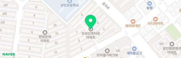 보성산호타운 놀이터2 지도 이미지