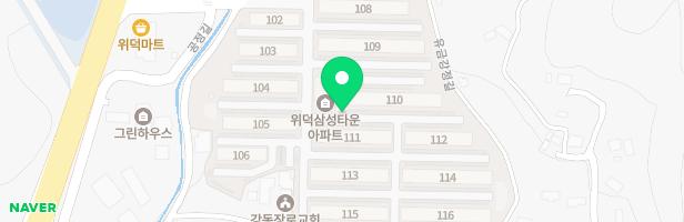 위덕삼성타운 101동 놀이터 지도 이미지