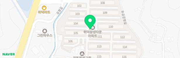 위덕삼성타운 104동 놀이터 지도 이미지