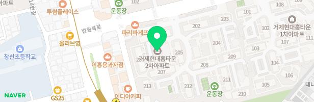 거제2차 현대홈타운 어린이놀이터-4 (관리동) 지도 이미지