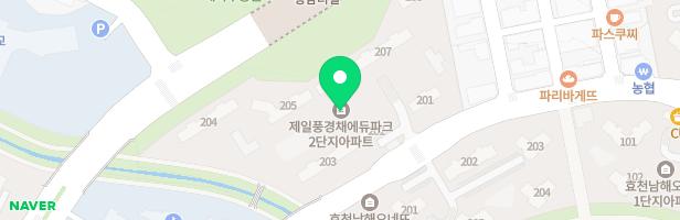 광주 효천지구 제일풍경채 어린이 놀이터 B-4 블럭(2단지) 지도 이미지