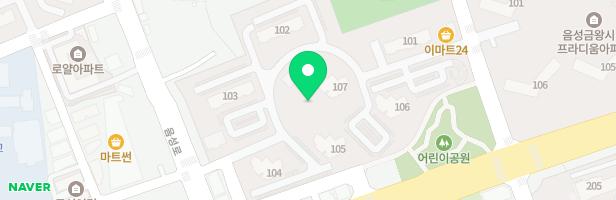 음성금석 LH아파트 106동 놀이터 지도 이미지