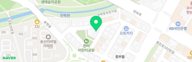 한터어린이집 실내놀이시설 지도 이미지