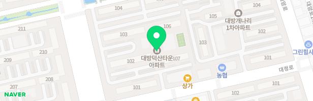 덕산타운1차아파트 놀이터2 지도 이미지