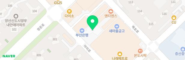 양산유치원 3층 놀이시설 지도 이미지