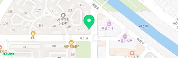 동아한일아파트 117동 118동사이 놀이시설 지도 이미지