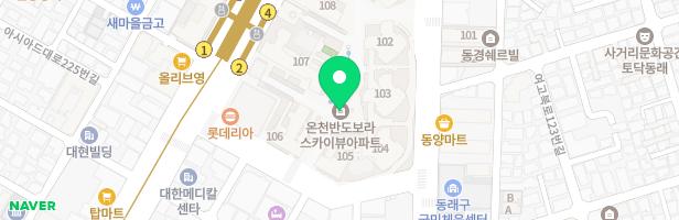 온천반도보라스카이뷰아파트 107동 놀이터 지도 이미지