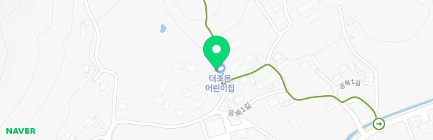 더조은어린이집 놀이터 지도 이미지
