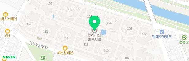 더샵파크시티아파트 1놀이터 지도 이미지
