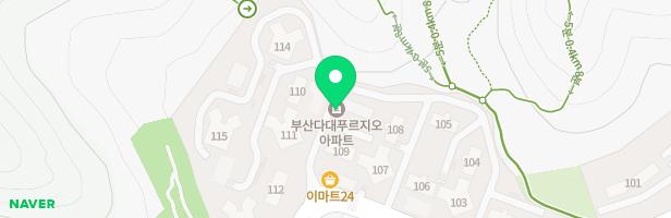 다대푸르지오 보육시설 앞 놀이터 지도 이미지