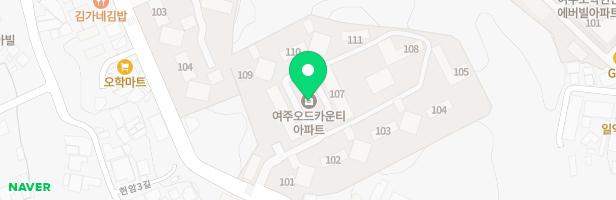여주동광오드카운티아파트 어린이놀이터1(106동앞) 지도 이미지