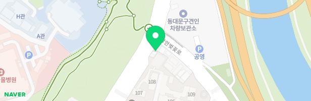 배봉산 유아숲체험장 지도 이미지